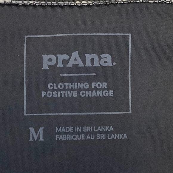 prAna Size Medium Black White Flora Fauna Summer Wave Swim Bikini Bottom J17-21 - Picture 5 of 10